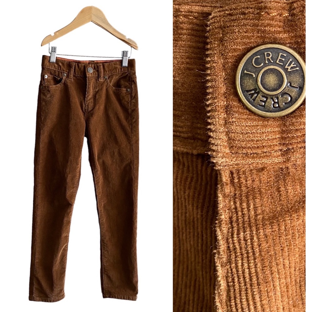 Crewcuts Rust Brown Straight Leg Corduroy Pants